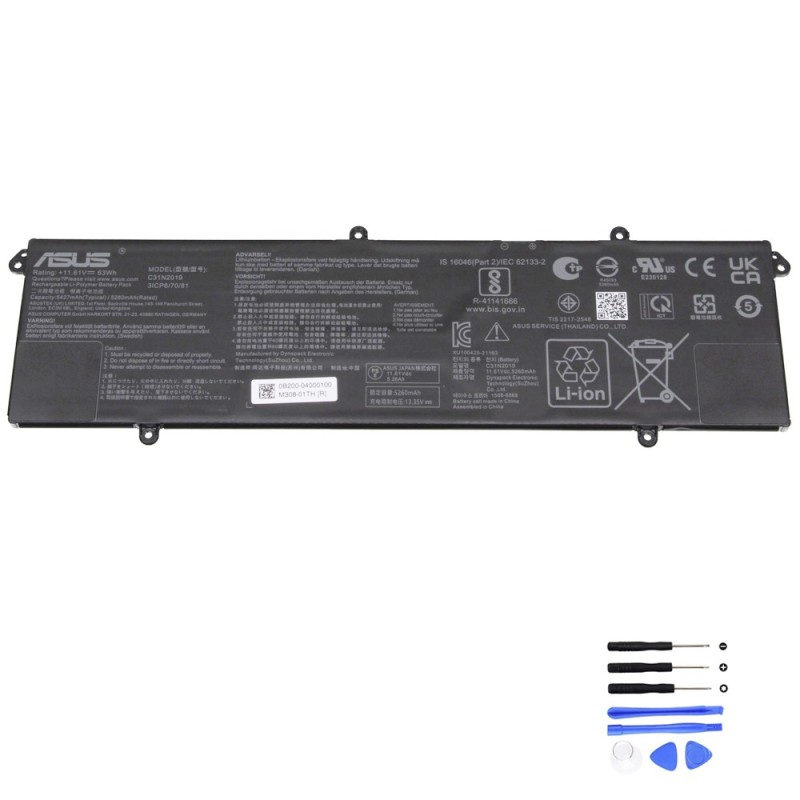 63Wh Asus C31N2019 Battery