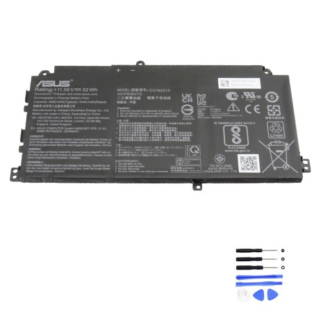 52Wh Asus C31N2210 Battery