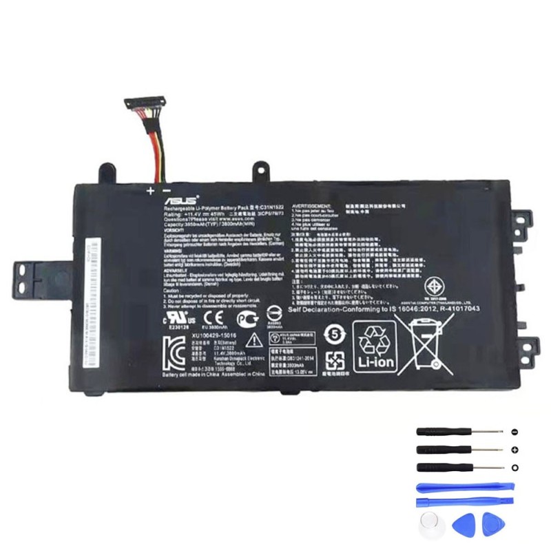 45Wh Asus C31N1522 Battery