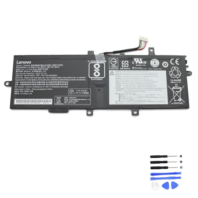 36Wh Lenovo 00HW004 Battery