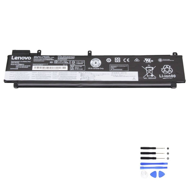 24Wh Lenovo 00HW022 Battery