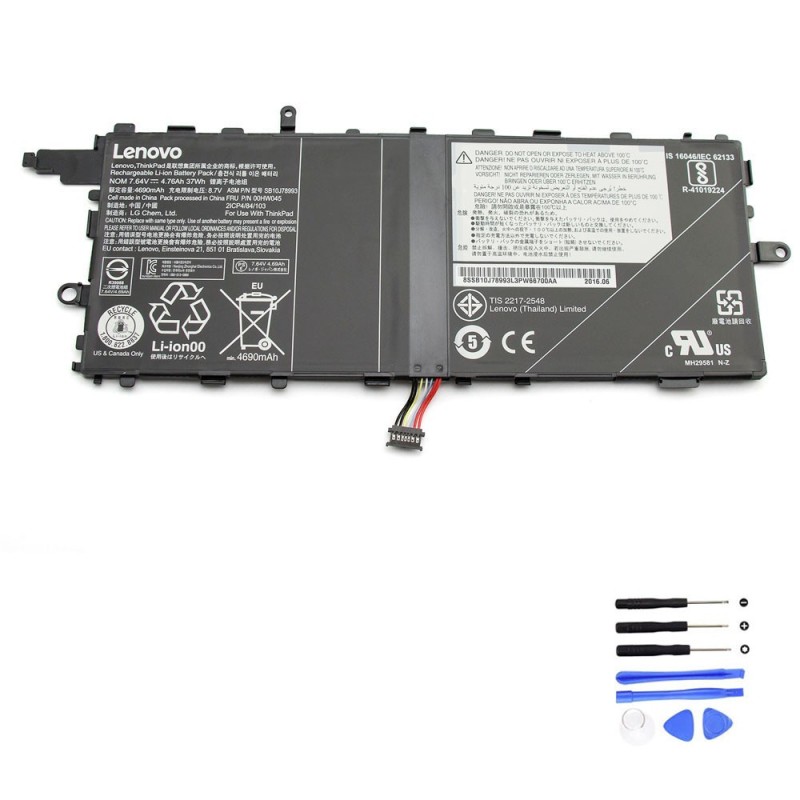 37Wh Lenovo 00HW045 Battery
