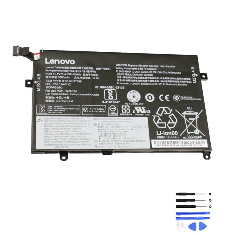 45Wh Lenovo 01AV412 Battery
