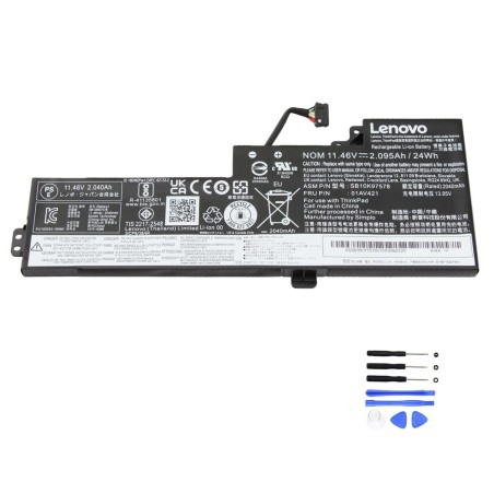 24Wh Lenovo 01AV421 Battery