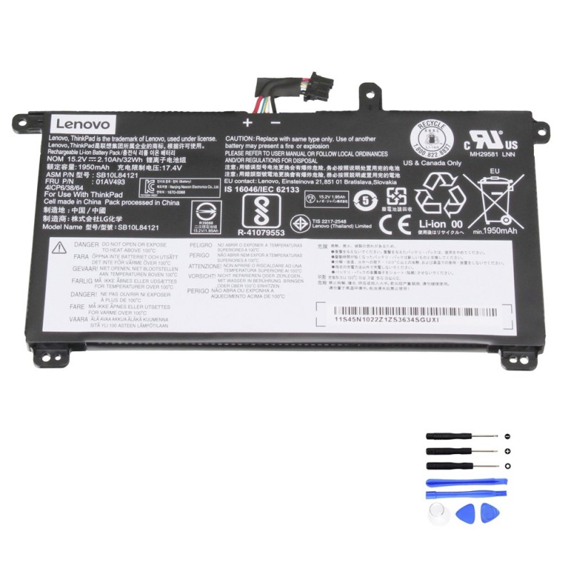 32Wh Lenovo 01AV493 Battery