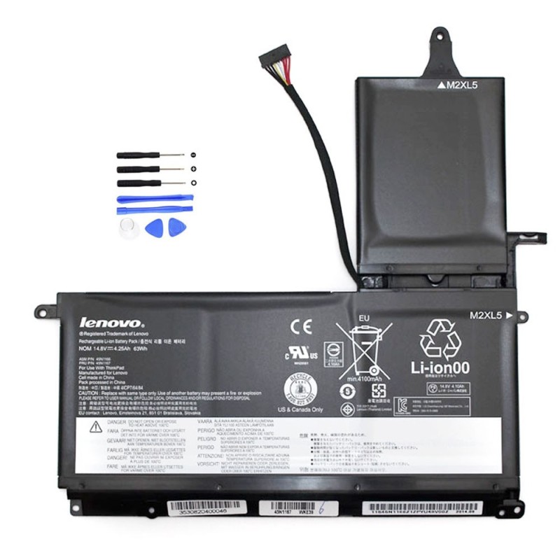 63Wh Lenovo 45N1164 Battery