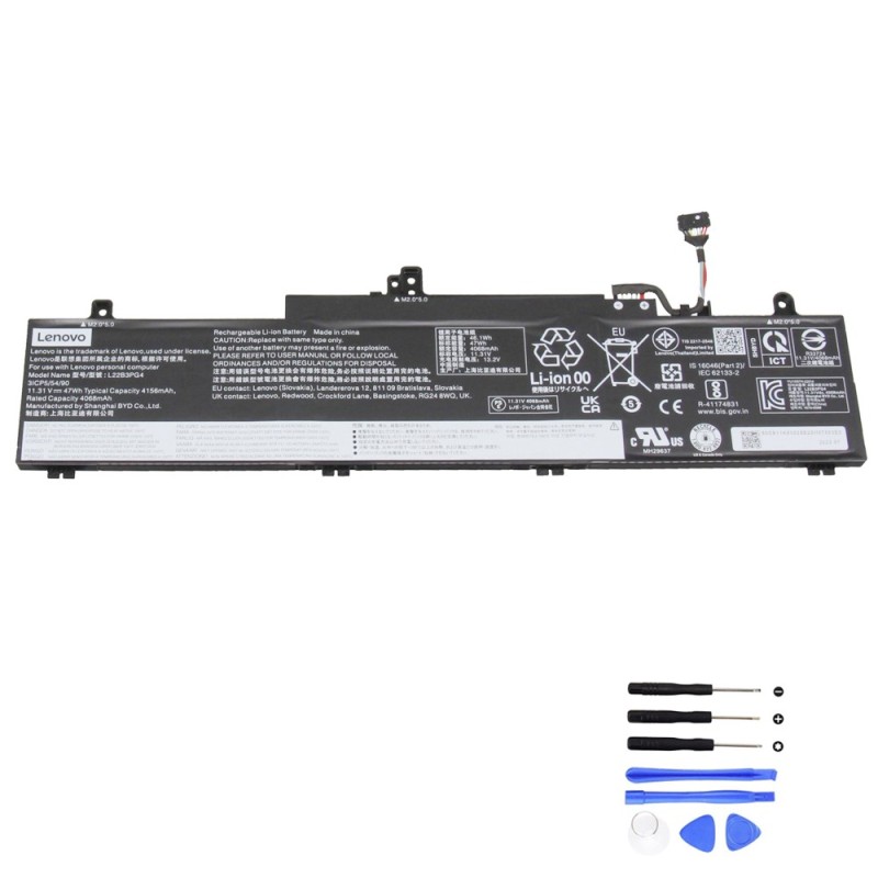 47Wh Lenovo L22B3PG4 Battery