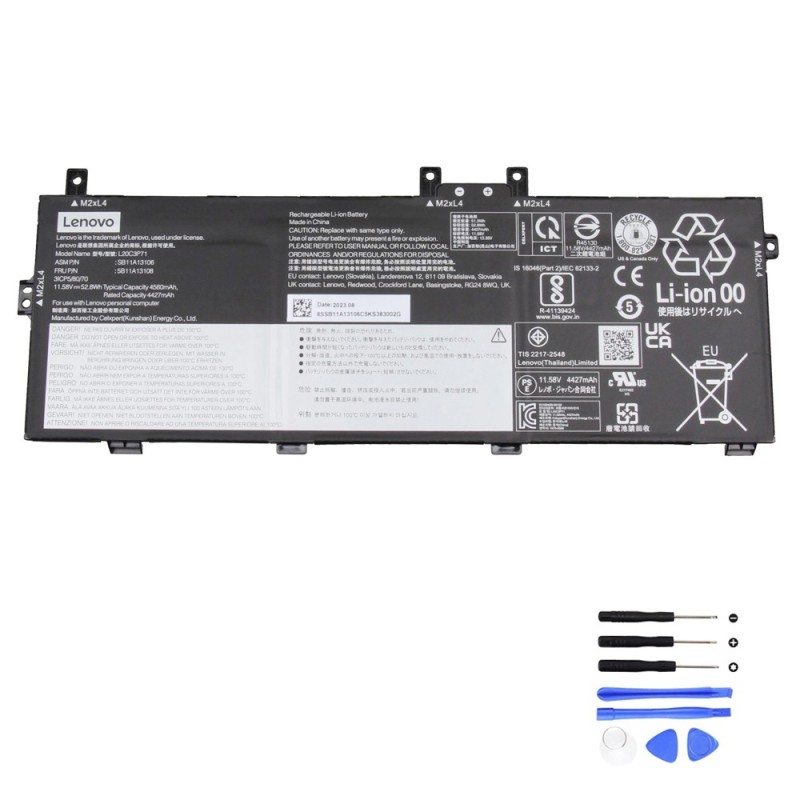 52.8Wh Lenovo L20C3P71 Battery