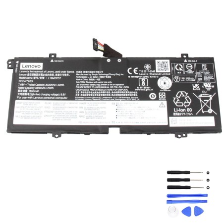 30Wh Lenovo L19M2PD7 Battery