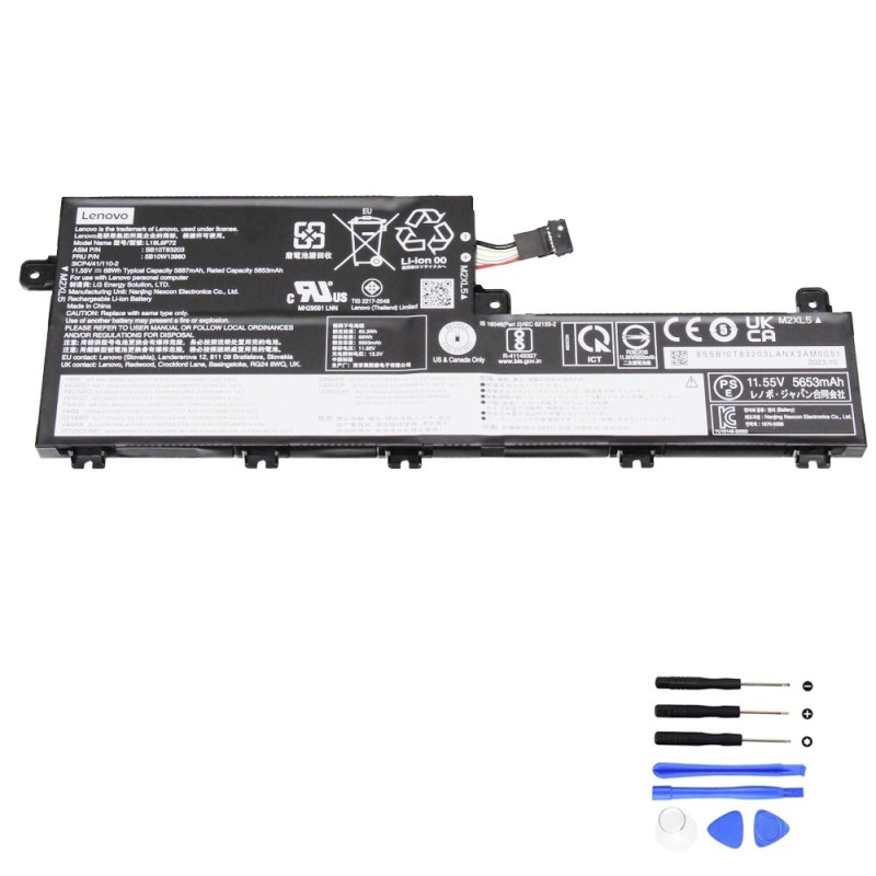 68Wh Lenovo L19L6P72 Battery