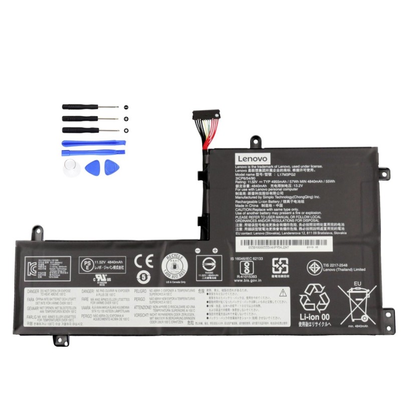 57Wh Lenovo L17M3PG2 7.7cm Line Battery