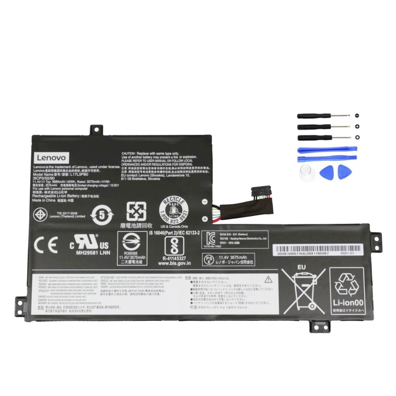 42Wh Lenovo L17L3PB0 Battery