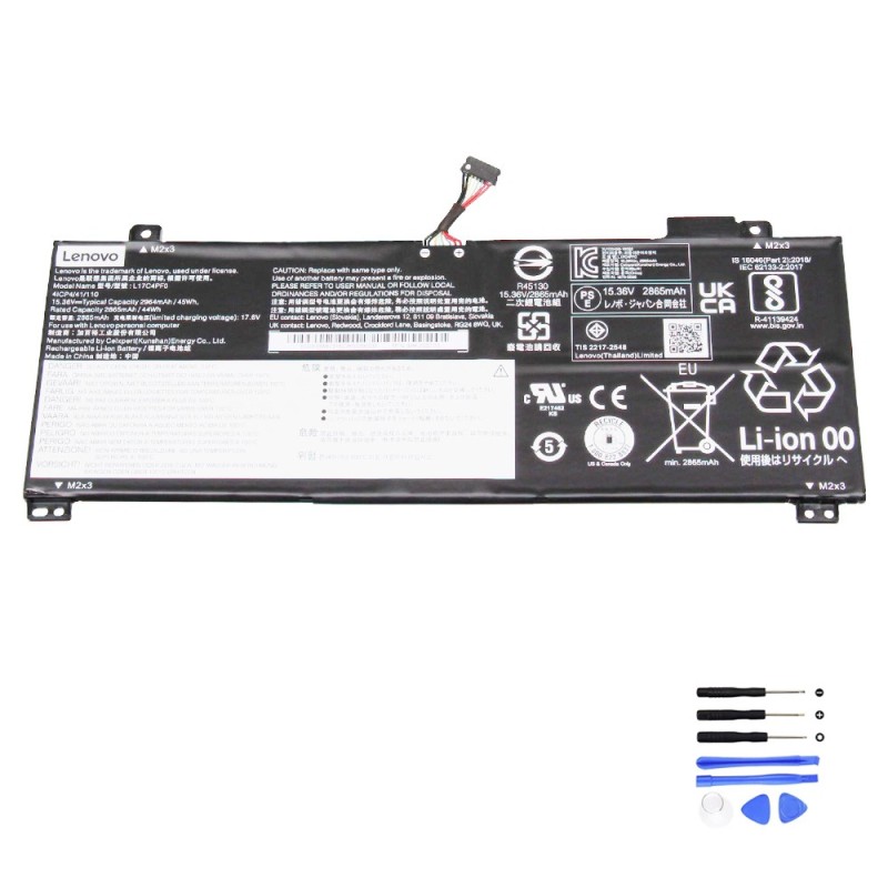 45Wh Lenovo L17C4PF0 Battery