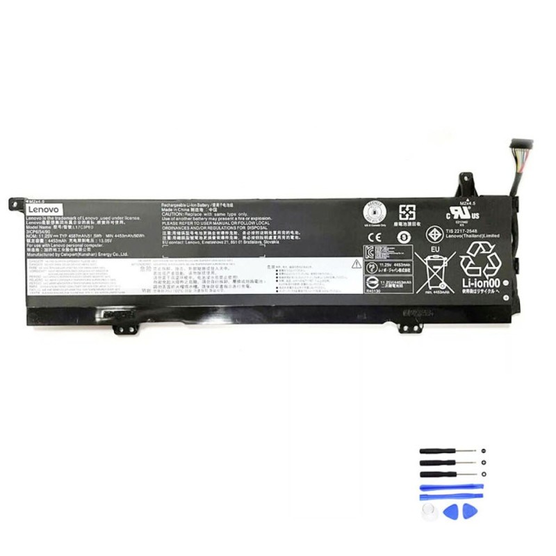 51.5Wh Lenovo L17C3PE0 Battery