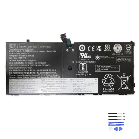 40Wh Lenovo L16L4P91 Battery