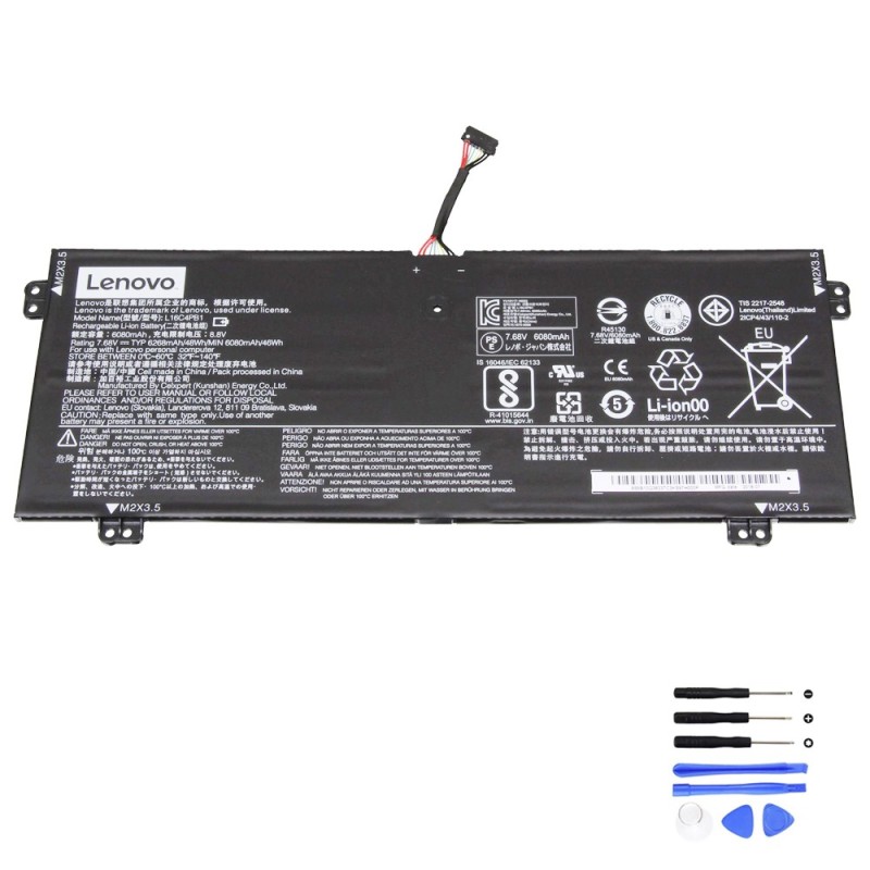 48Wh Lenovo L16C4PB1 Battery