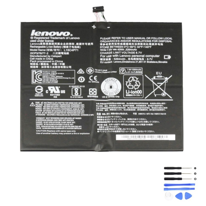 40Wh Lenovo L15C4P71 Battery