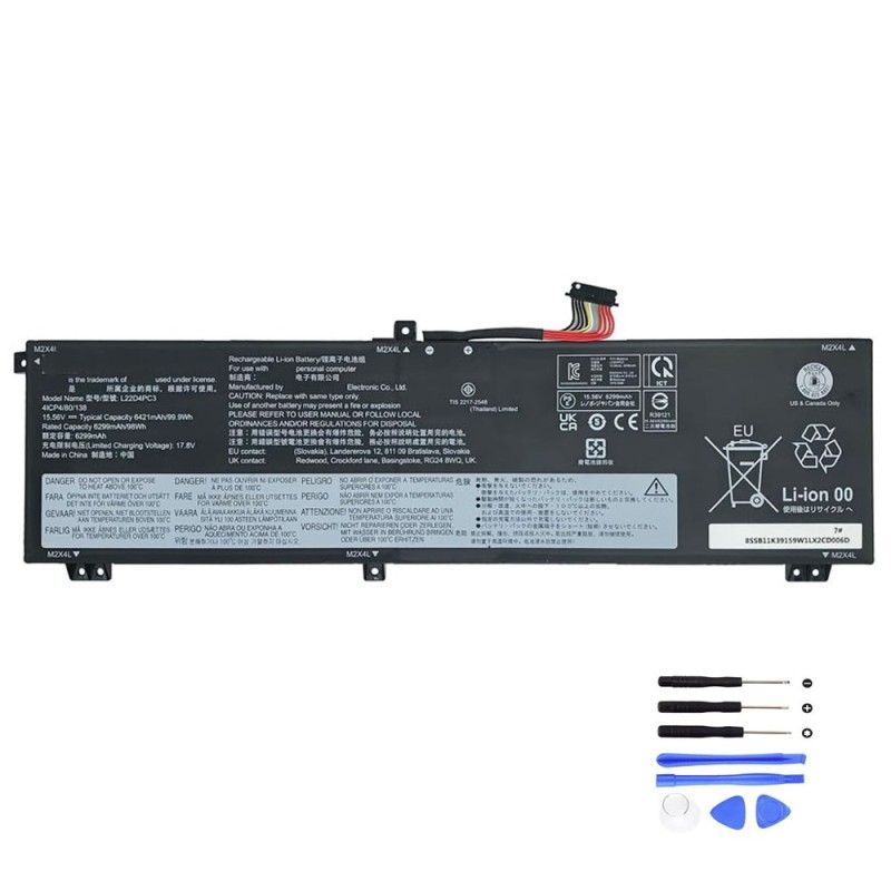 99.9Wh Lenovo L22L4PC3 Battery