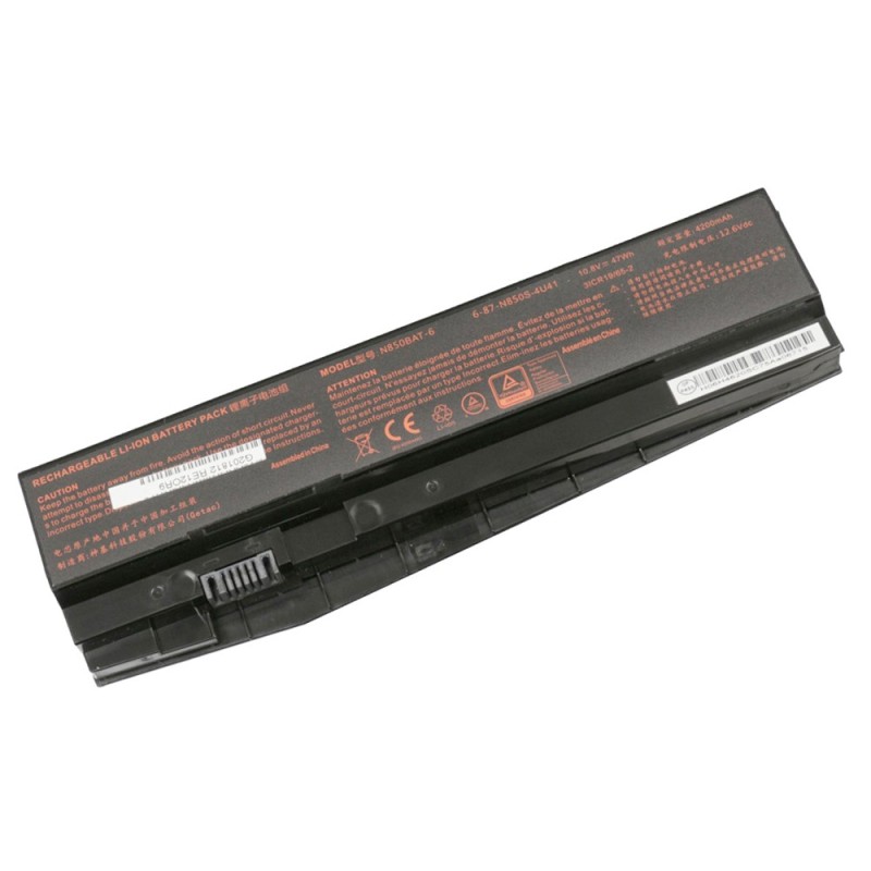 47Wh Clevo N850BAT-6 Battery