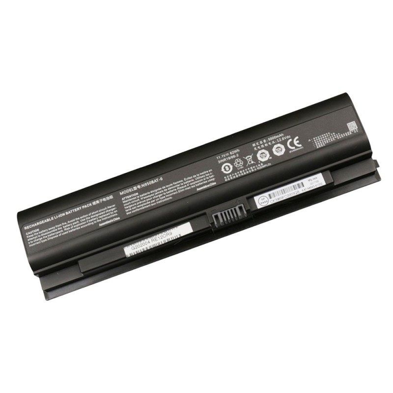 62Wh Clevo N950BAT-6 Battery
