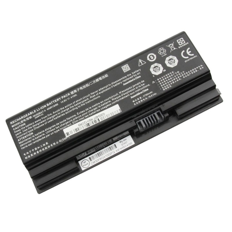 41Wh Clevo NH50BAT-4 Battery