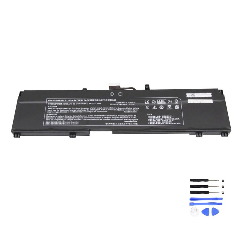 99Wh Clevo X270BAT-8-99 Battery
