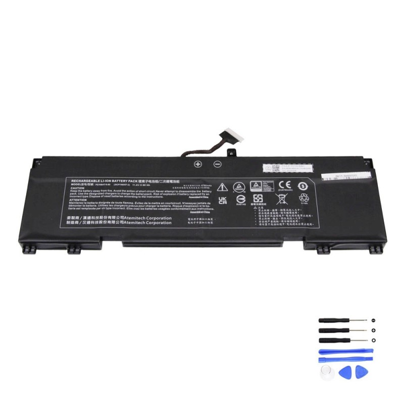 80Wh Clevo PD70BAT-6-80 Battery