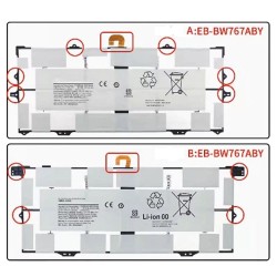 Samsung Galaxy Book S SM-W767V EB-BW767ABY 2ICP3/50/118-2 A Battery