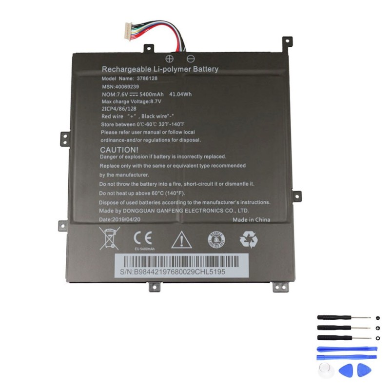 41.04Wh Medion 3786128 Battery Short