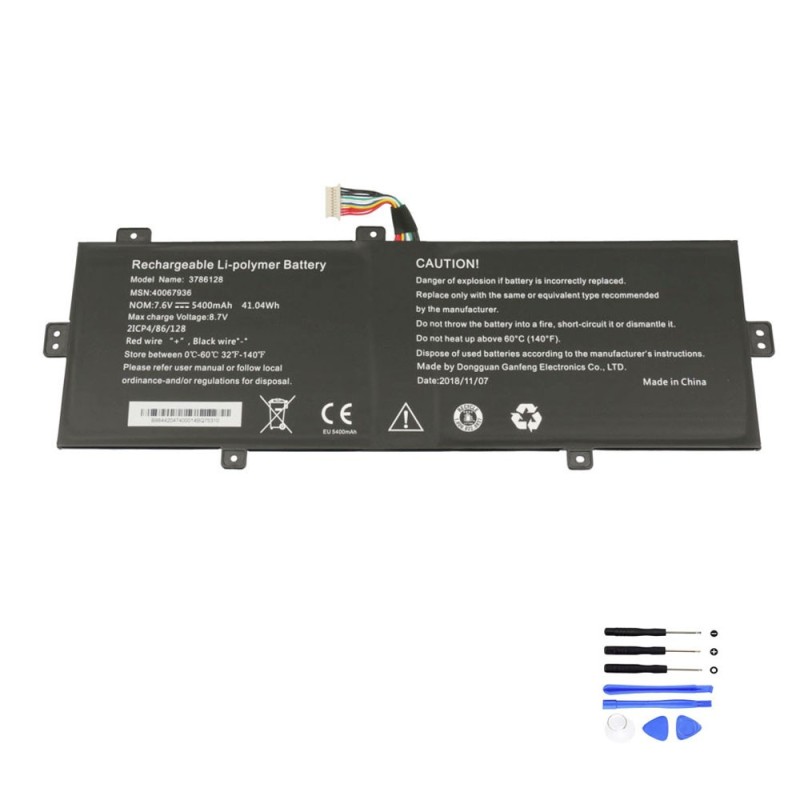 41.04Wh Medion 3786128 Battery Long