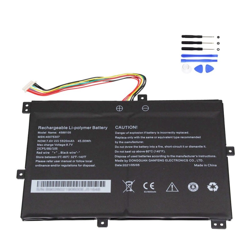 45Wh Medion 4588105 Battery