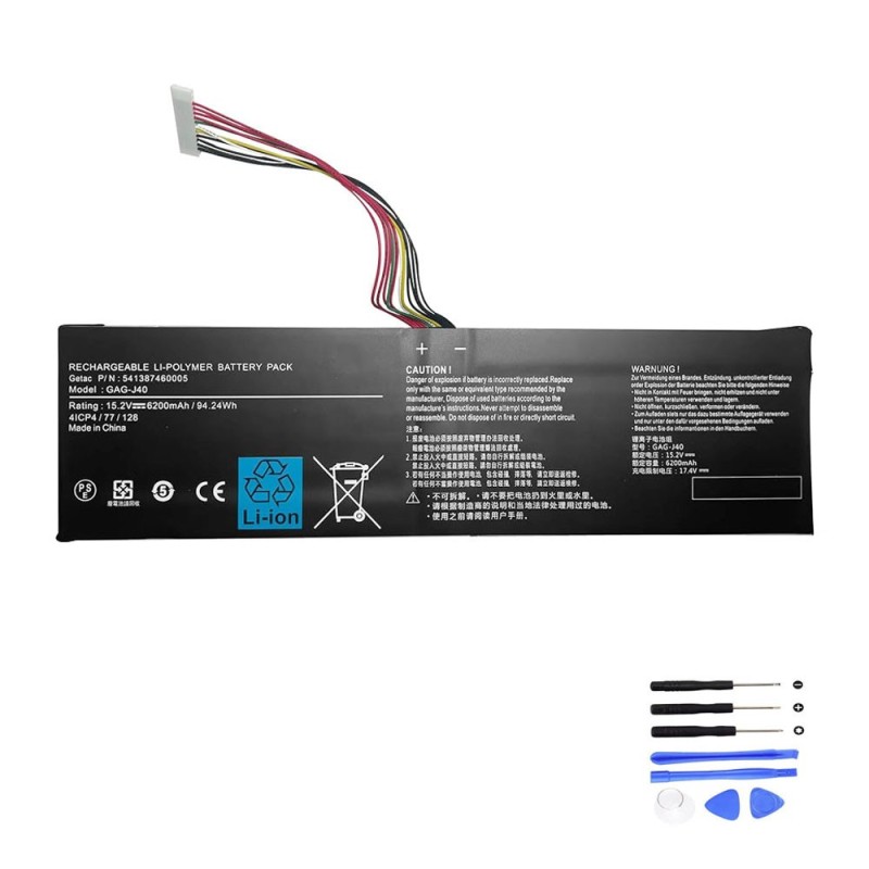 94.24Wh Gigabyte GAG-J40 17mm Battery