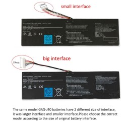 94.24Wh Gigabyte GAG-J40 17mm Battery