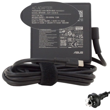 20V 6.5A 130W Asus USB-C AC Adapter Charger
