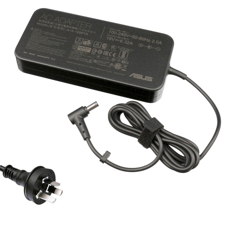 19V 6.32A 120W Asus 6.0mm 3.7mm AC Adapter Charger