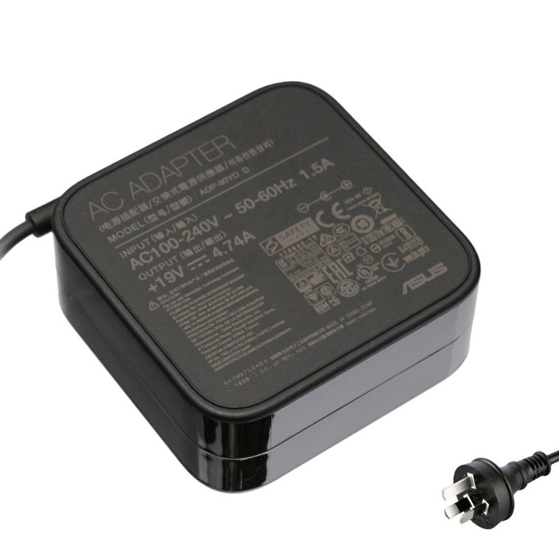 19V 4.74A 90W Asus 4.0mm 1.2mm AC Adapter Charger