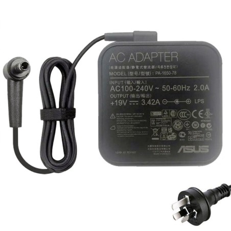 19V 3.42A 65W Asus 4.5mm 3.0mm AC Adapter Charger
