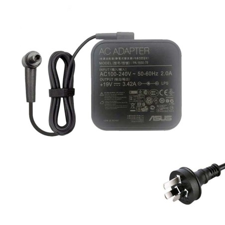 19V 3.42A 65W Asus 4.5mm 3.0mm Wall Adapter Charger