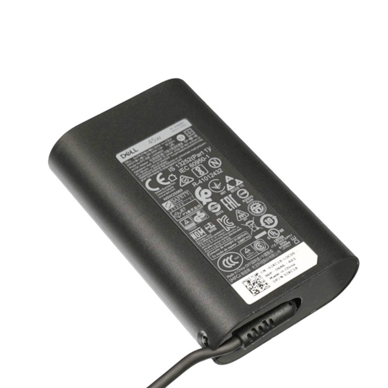 19.5V 2.31A 45W Dell 4.5mm 3.0mm Curved AC Adapter Charger