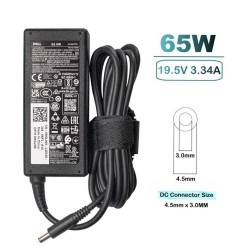 19.5V 3.34A 65W Dell 4.5mm 3.0mm AC Adapter Charger