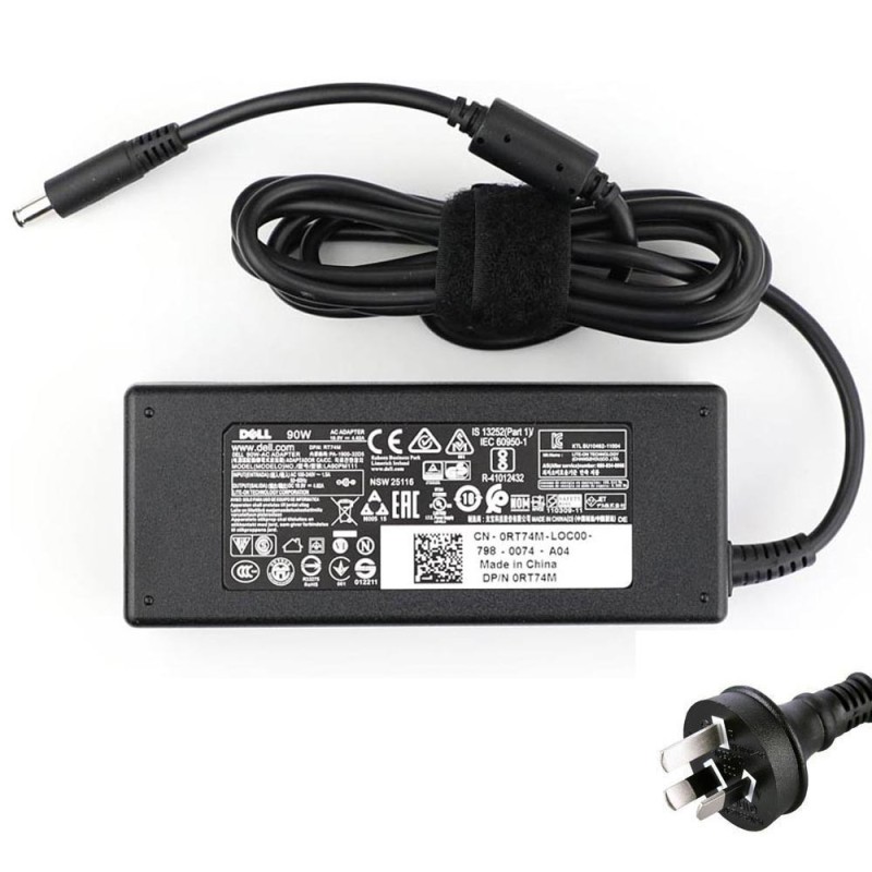 19.5V 4.62A 90W Dell 4.5mm 3.0mm AC Adapter Charger