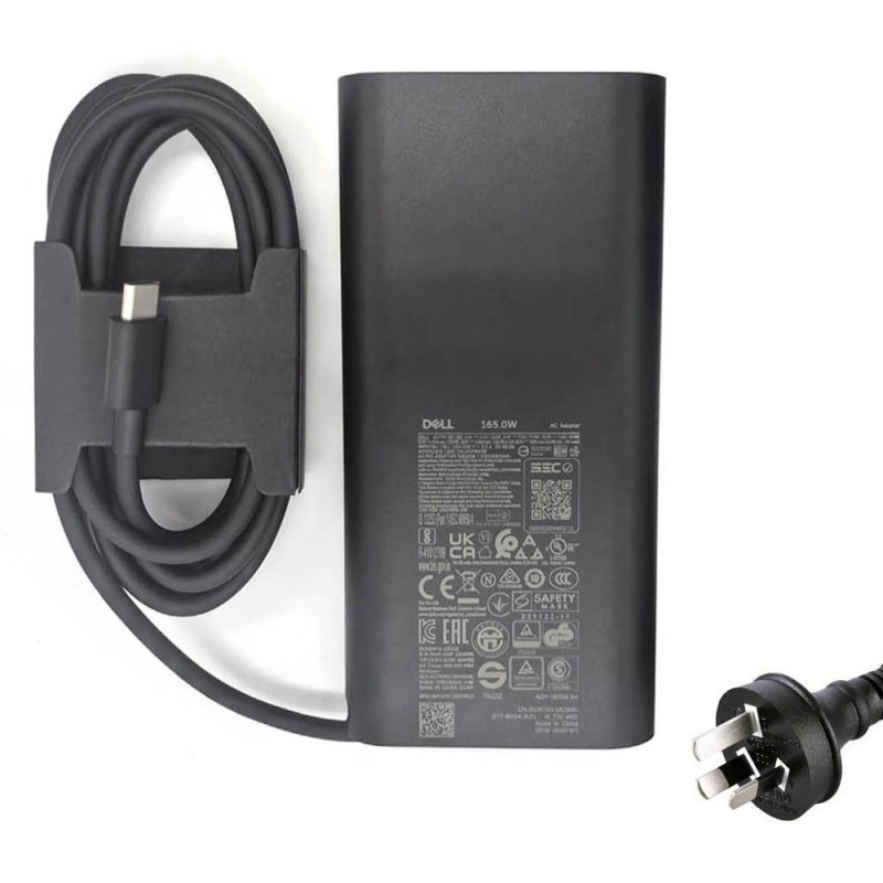 28V 5.9A 165W Dell GaN USB-C AC Adapter Charger