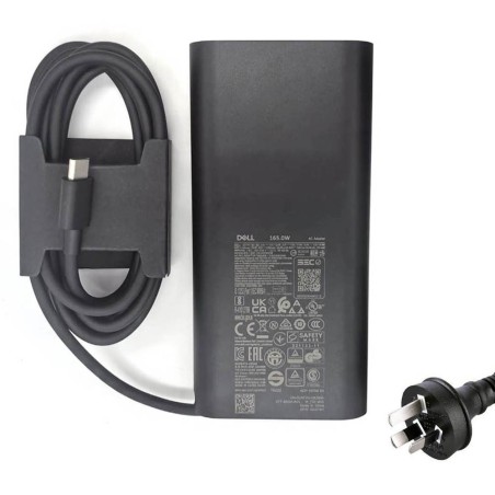 28V 5.9A 165W Dell GaN USB-C AC Adapter Charger