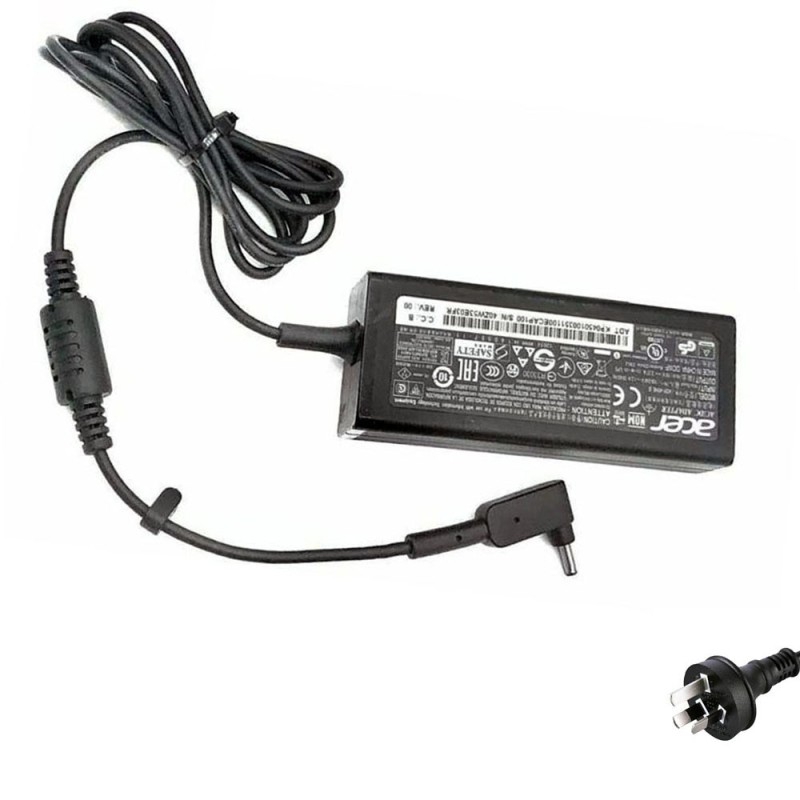 19V 2.37A 45W Acer 3.0mm 1.1mm AC Adapter Charger