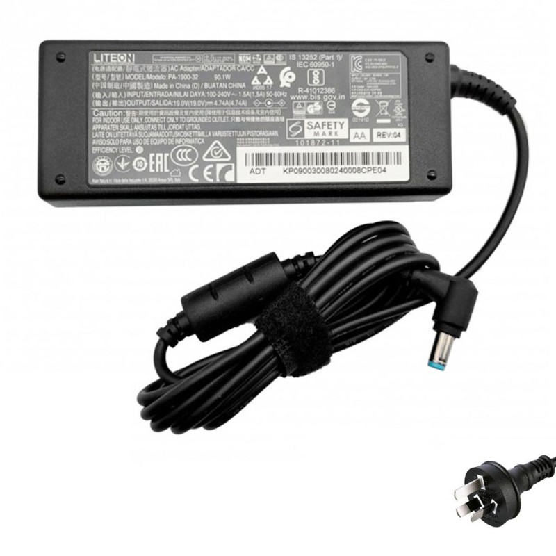 19V 4.74A 90W Acer 5.5 mm 1.7 mm AC Adapter Charger