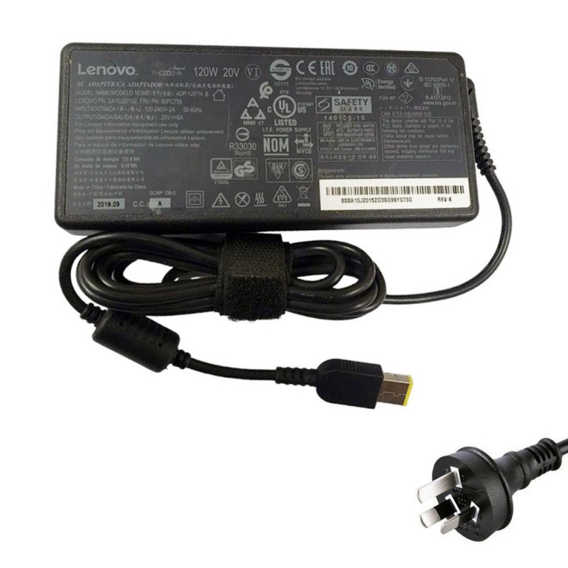 20V 6A 120W Lenovo Slim Tip AC Adapter Charger