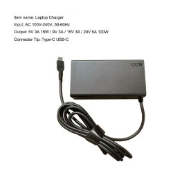20V 5A 100W Lenovo USB-C Adapter Charger