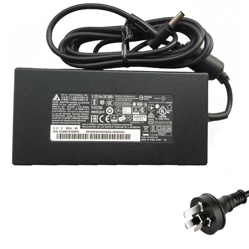 20V 7.5A 150W MSI 4.5mm 3.0mm AC Adapter Charger