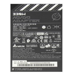 20V 16.5A 330W MSI Rectangle Conn AC Adapter Charger