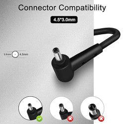 19V 4.74A 90W MSI 4.5mm 3.0mm AC Adapter Charger